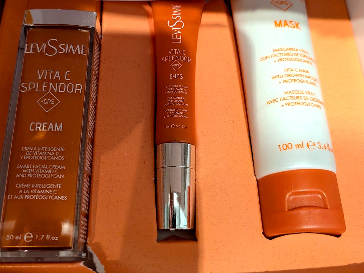 Coffret Levissime Vita C Splendor : crème, contour des yeux et masque